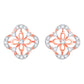 Diamond Earring for her in Rose Gold DPE23039