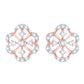 Diamond Earring for her in Rose Gold DPE23040