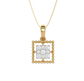 Finese Square Diamond Pendant