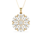 Holie Floral Diamond Pendant