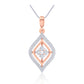 Aloria Triangular Diamond Pendant