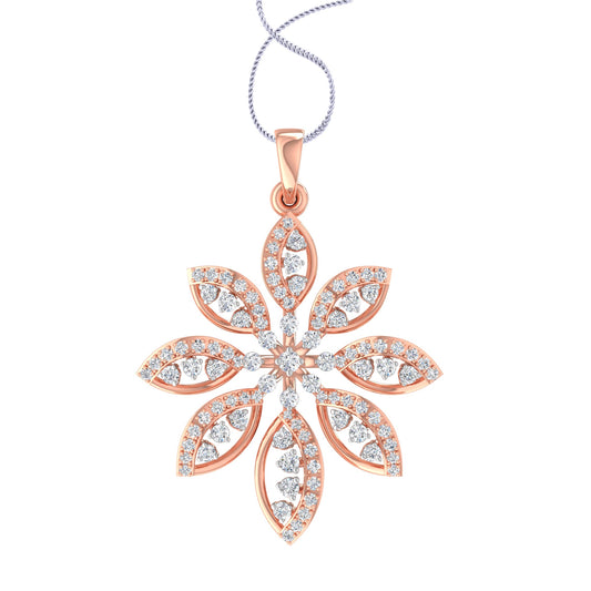 Zeeva Flower Diamond Pendant
