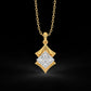Diamond Pendant Set for her in Yellow & White Gold DPS22001