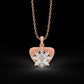 Diamond Pendant Set for her in Rose Gold DPS22002