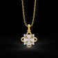 Diamond Pendant Set for her in Yellow & White Gold DPS22006