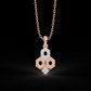 Diamond Pendant Set for her in Rose Gold DPS22008