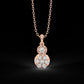 Diamond Pendant Set for her in Rose Gold DPS22016