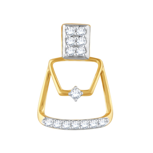 Diamond Pendant for her in Yellow Gold DPS23004