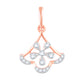 Diamond Pendant for her in Rose Gold DPS23014