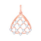 Diamond Pendant for her in Rose Gold DPS23018