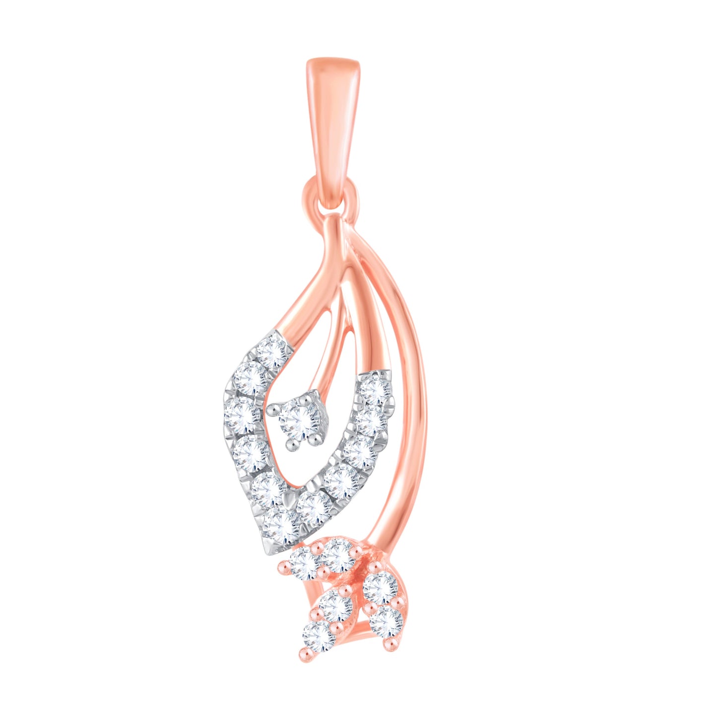 Diamond Pendant for her in Rose Gold DPS23020