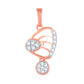 Diamond Pendant for her in Rose Gold DPS23034