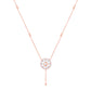 Diamond Pendant for her in Rose Gold DPS23036