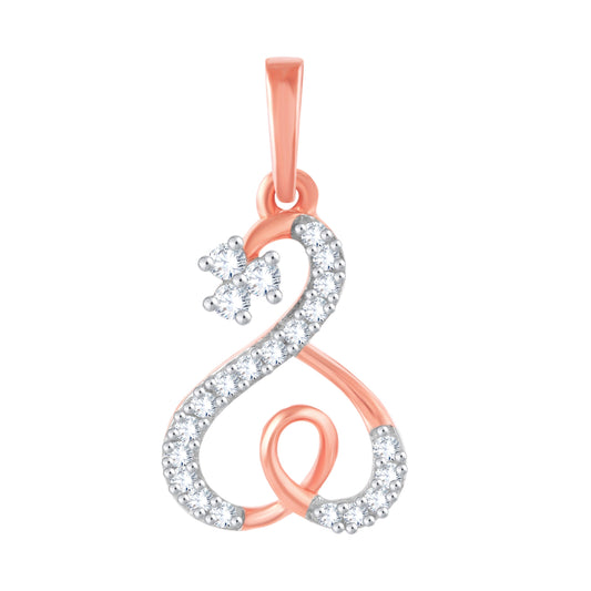 Diamond Ring for her in Rose Gold DPS23041
