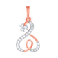 Diamond Ring for her in Rose Gold DPS23041