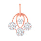 Diamond Pendant for her in Rose Gold DPS23042