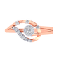 Annamae Leaf Diamond Ring