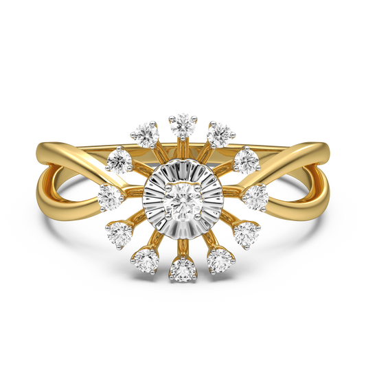 Lesya Circular Diamond Ring