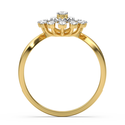 Lesya Circular Diamond Ring