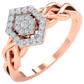 Noemie Hexagon Diamond Ring