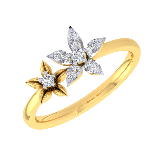 Venus Flower Diamond Ring