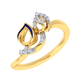 Blaze Leaf Diamond Ring