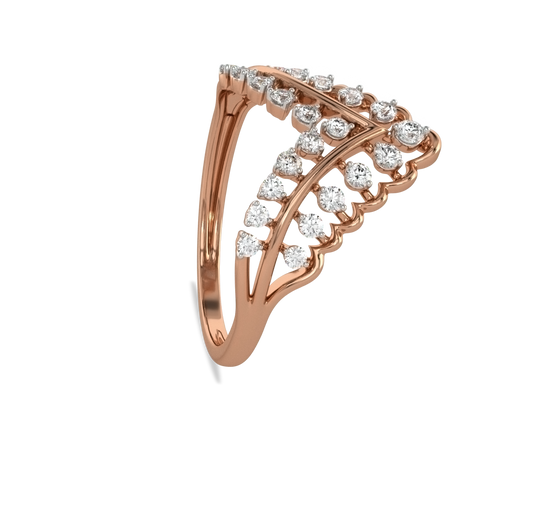 Kino V Shaped Diamond ring