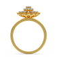 Rosetta Flower Diamond Ring