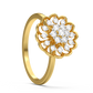 Rosetta Flower Diamond Ring