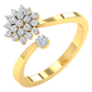 Beena Diamond Open Ring