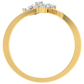 Beena Diamond Open Ring