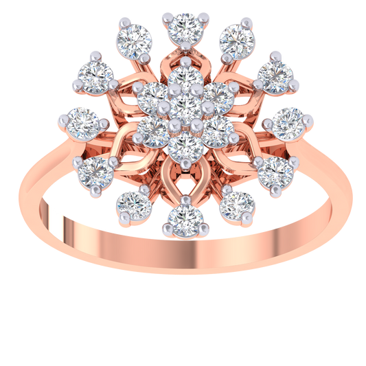 Blooming Flower Diamond Ring