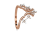 Ojaswi V Shaped Diamond Ring