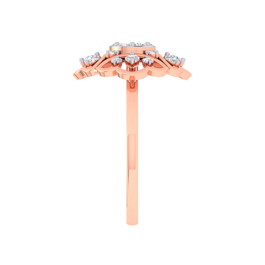 Mara Diamond Flower Ring
