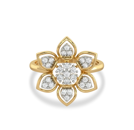 Johanna Flower Diamond Ring