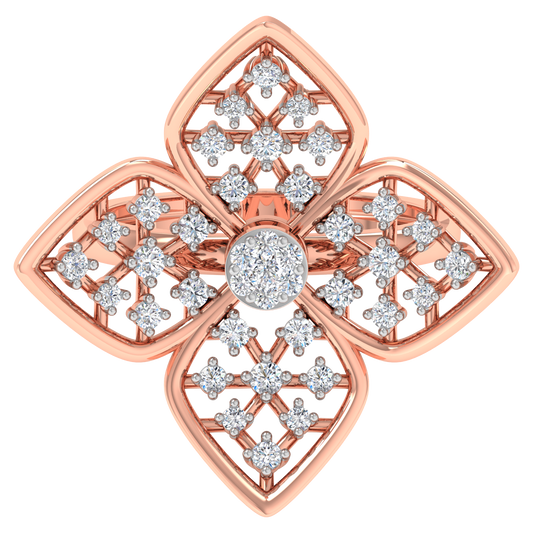 Kassidy Flower Diamond Ring