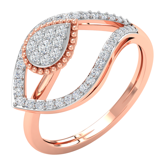 Tiana Leaf Diamond Ring