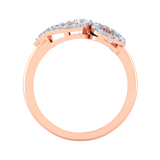 Gwen Leaf Diamond Ring