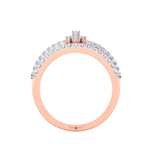 Nellie Linear Diamond Ring
