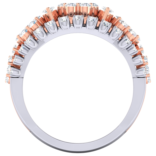 Layne Two Tone Diamond Cocktail Ring