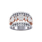 Layne Two Tone Diamond Cocktail Ring