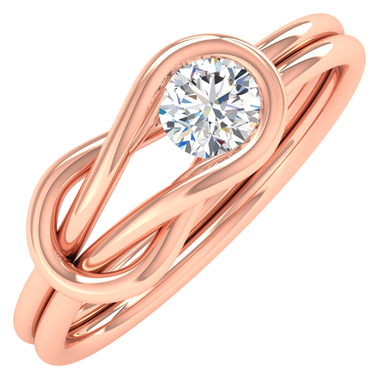 Maryam Entwined Diamond Ring