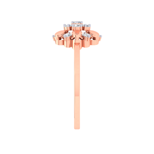 Elyssia Floral Diamond Ring