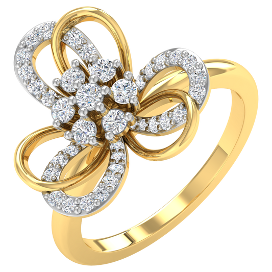 Becky Floral Diamond Ring