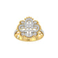 Jenna Floral Diamond Ring