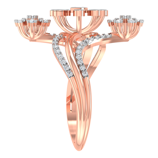 Yuki Floral Diamond Ring
