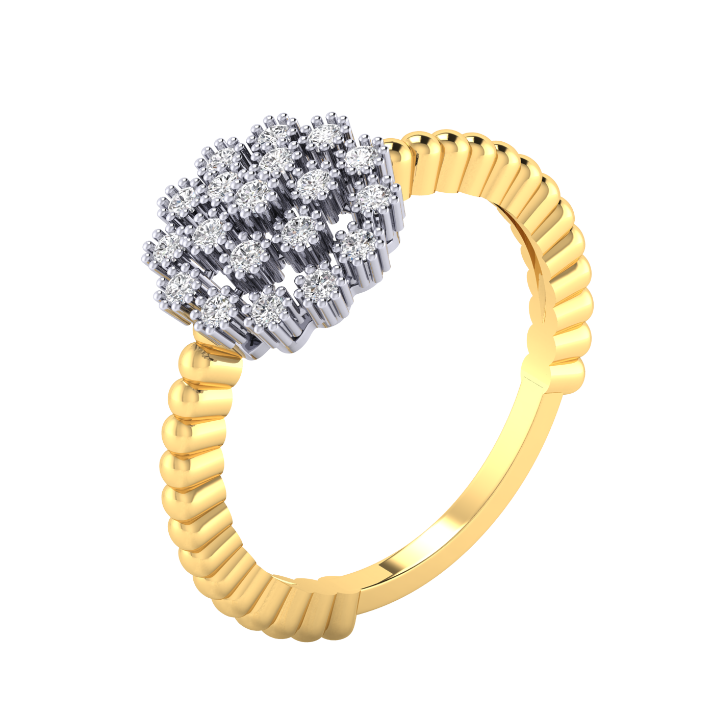 Halene Flower Diamond Ring