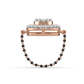 Renah Round Diamond Chain Ring
