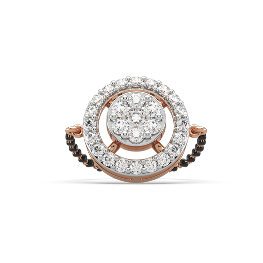 Renah Round Diamond Chain Ring