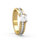 Yasmin Linear Diamond Ring